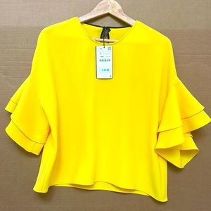 Summer short sleeve dressy casual brand new with tags Zara blouse